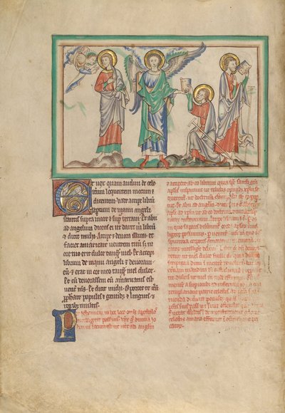 Saint John Eats the Book Received from the Angel by Unbekannt Unbekannt